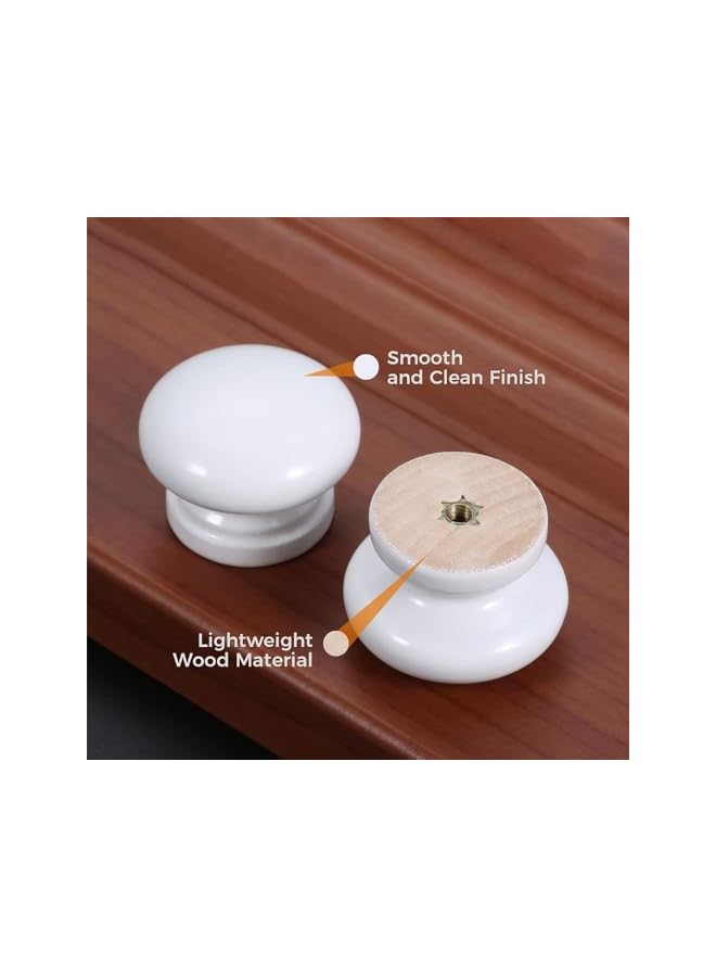 promass 12 Pack Door Knobs Handles for furniture,Round Drawer Cabinet Pulls Drawer Knobs for Kitchen - Image 3