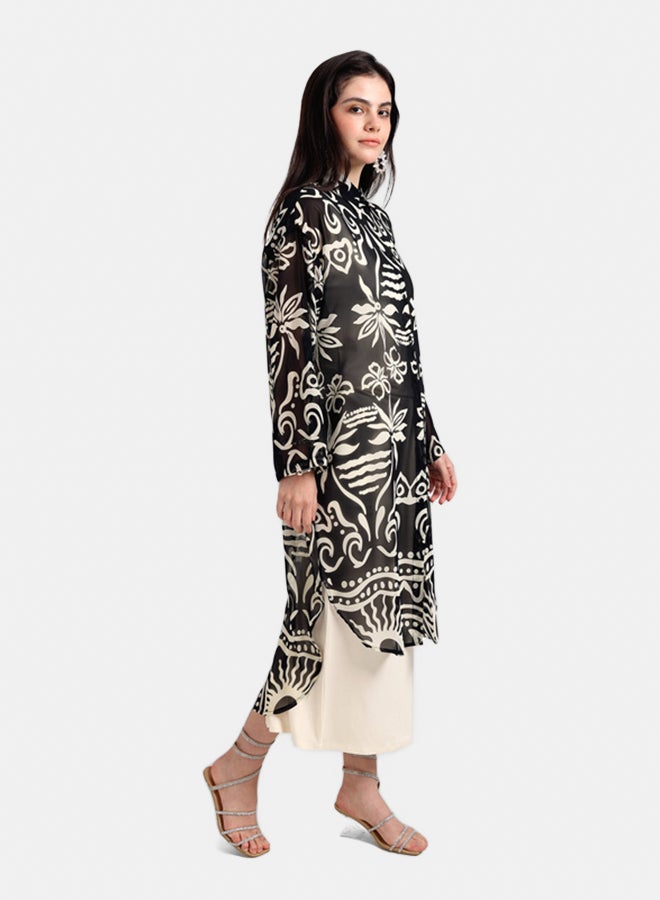 Carina Chic Printed Midi Dress - Image 2