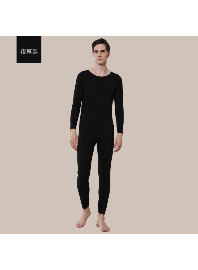 New Seamless Double-sided Velvet Thermal Underwear Women's Warm Suit Autumn Clothing Autumn Pants Winter Bottoming Shirt Men's