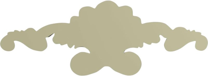 Ekena Millwork 8 5/8"W x 3 1/8"H x 7/8"P Scroll Center Onlay - Image 3