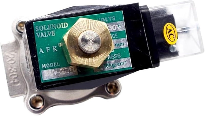 1 2 Inch 230VAC Normally Open Solenoid Valve 2W 15K Water Stainless Steel 304 EPDM Seal - Image 5