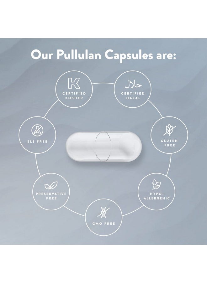 PureCaps USA - Size 0 Empty Clear Vegetarian Pullulan Pill Capsules Fast Dissolving And Easily Digestible Preservative Free With Natural Ingredients (1000 Joined Capsules) - Image 1