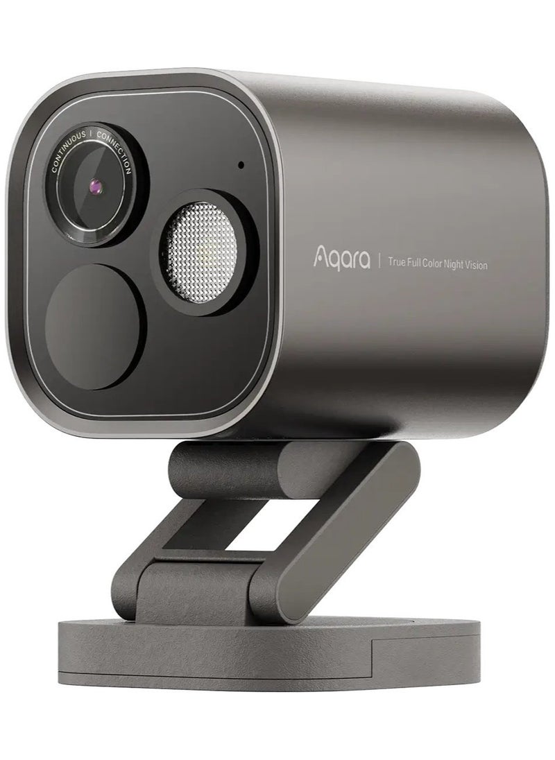 Aqara - Aqara Camera Hub G5 Pro WIFI Version 32GB eMMC, Zigbee and Thread Support, AI-powered Visual and Audio Detection, True Color Night Vision,Integration with Apple HomeKit and Alexa-Global version Gray - Image 1