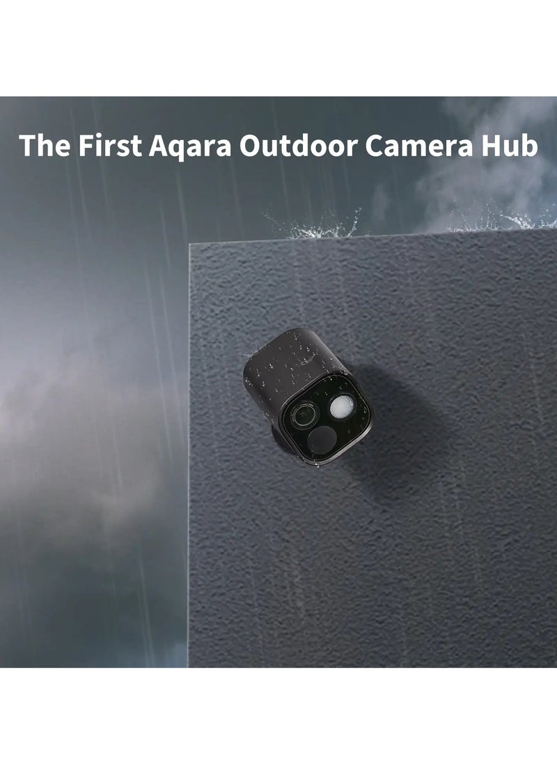 Aqara - Aqara Camera Hub G5 Pro WIFI Version 32GB eMMC, Zigbee and Thread Support, AI-powered Visual and Audio Detection, True Color Night Vision,Integration with Apple HomeKit and Alexa-Global version Gray - Image 1