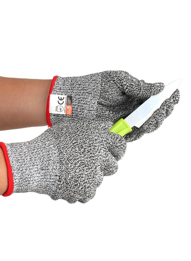NIBEMINENT Cut Resistant Protective Glove Grey - Image 2