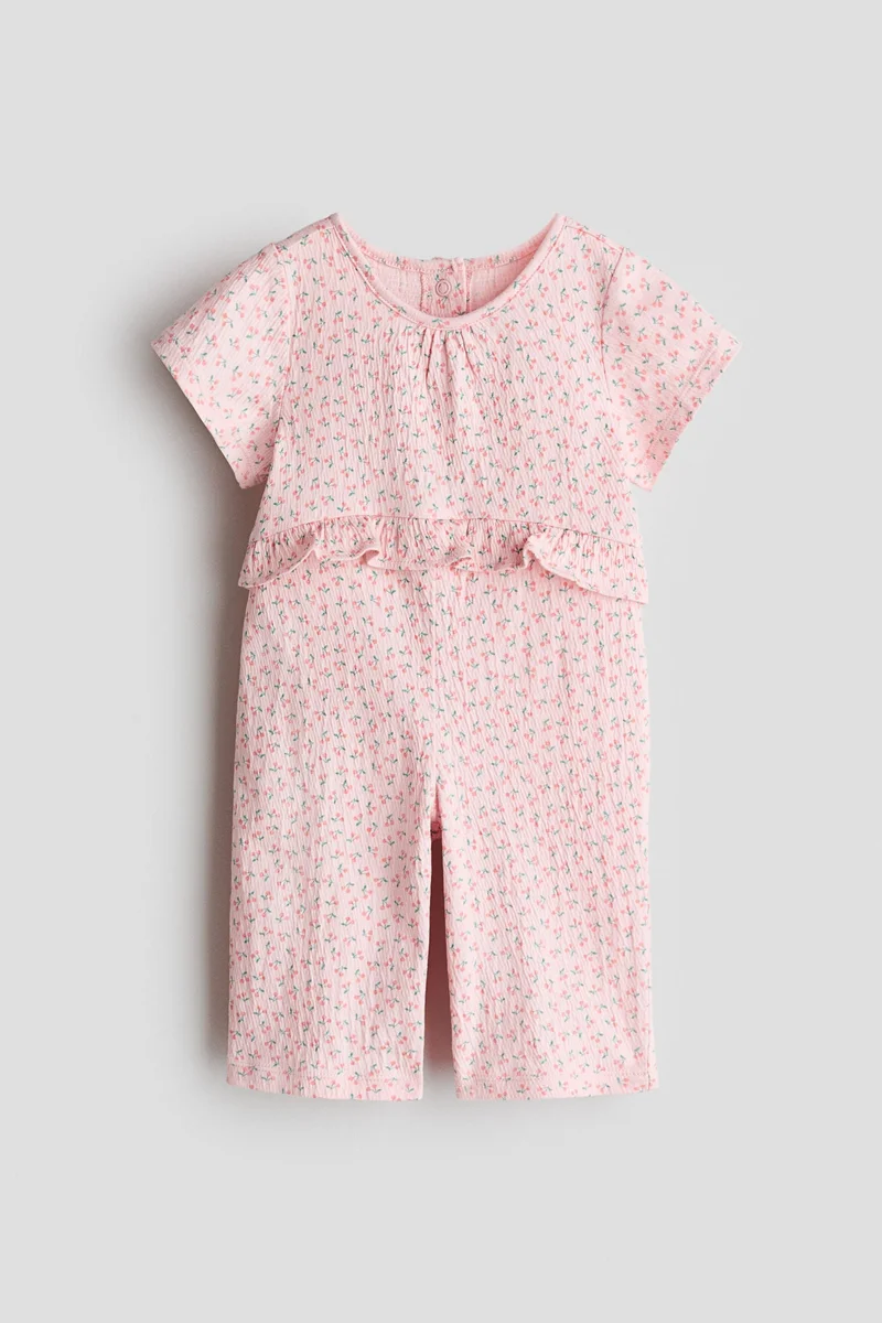 H&M Crinkled romper suit