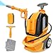 deAO Kids Clean Car Wash Toy with Scraper Sponge TowelRagToddler Pretend Play Tools Role Playing Toy Kids Cleaning Set Gift for Boys Girls - Image 3