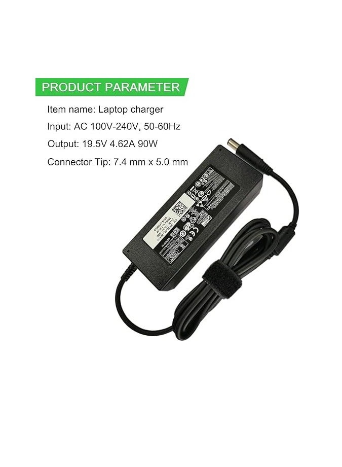 محول بديل لجهاز الكمبيوتر المحمول XITAIAN 19.5 فولت 4.62 أمبير 90 واط لجهاز Dell Latitude 3330 00021 LA90PM111 PA-1900-32D2 Y4M8K 0Y4M8K (7.4 × 5 مم) - Image 3