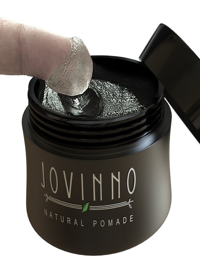 Jovinno بومادة جوفيرنو الطبيعية الممتازة لتصفيف الشعر / شمع الشعر - ثبات متوسط إلى قوي، تركيبة سميكة واضحة، غير دهنية، قابلة للذوبان في الماء. صنع في فرنسا. 5 أونصات (عبوة من 1) - Image 2