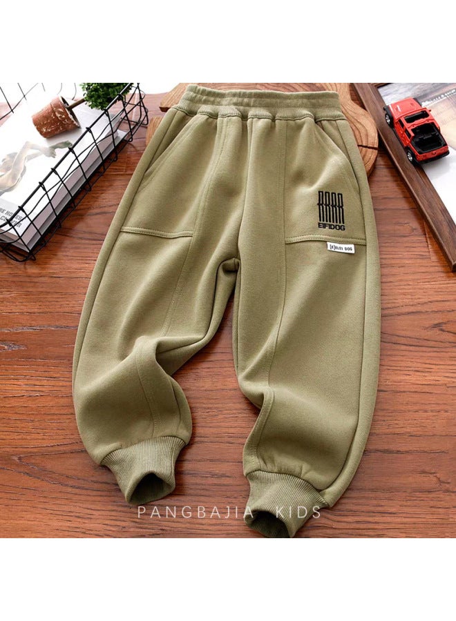 Boys' Pants New Embroidered Sweatpants For Older Boys Casual Pants Children's Sports Pants For Little Boys