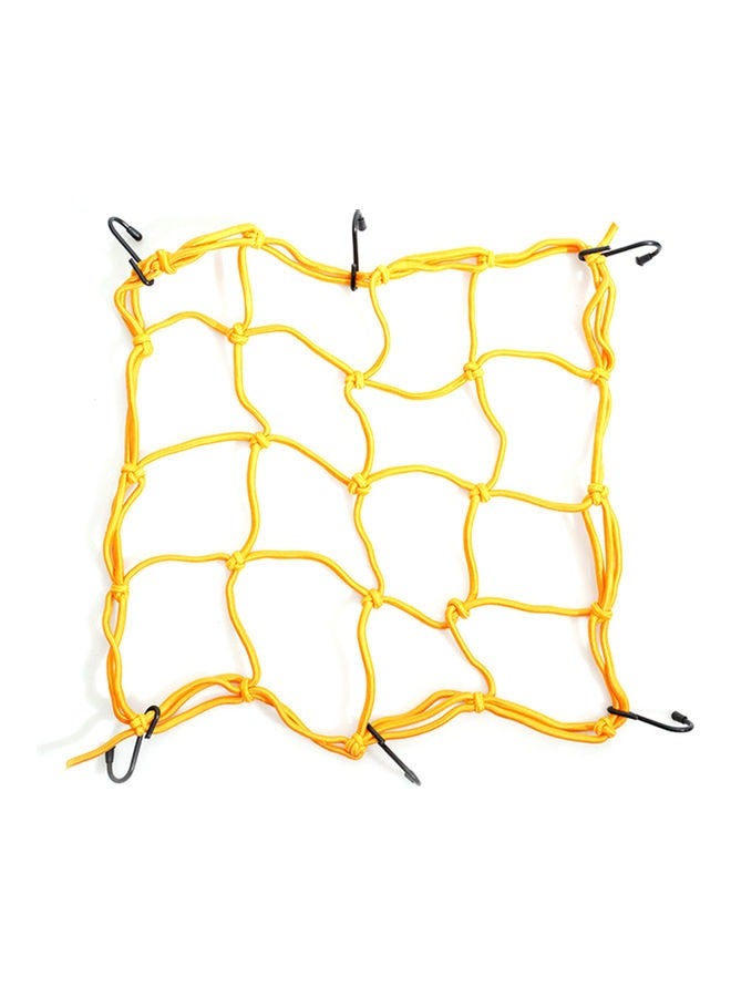 Solid Latex Bungee Cargo Net Pocket with Metal Hooks - Image 1