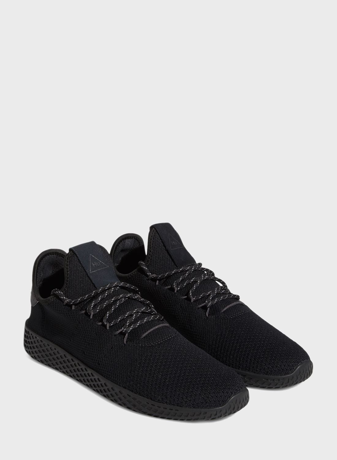 adidas Originals Pharrell Williams Tennis HU Shoes in Black Knit
