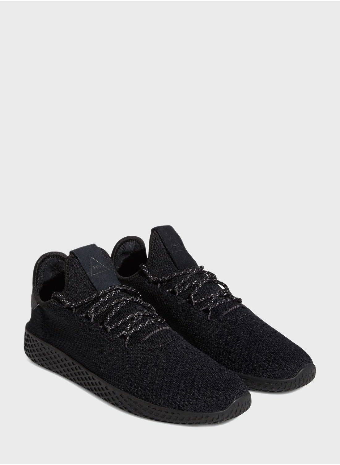 adidas Originals Pharrell Williams Tennis HU Shoes in Black Knit