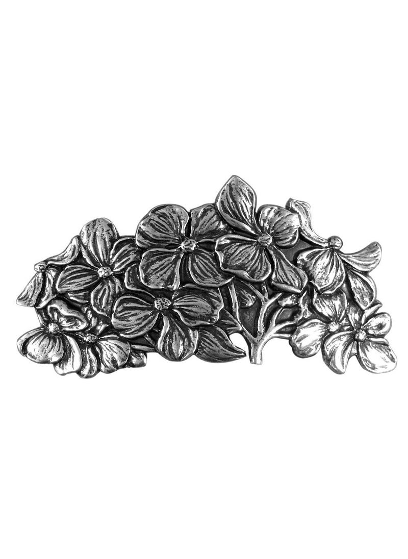 Oberon Design - Dogwood Hair Clip Hand Crafted Metal Barrette Made in the USA with a Large 80mm Clip by Oberon Design - Image 1