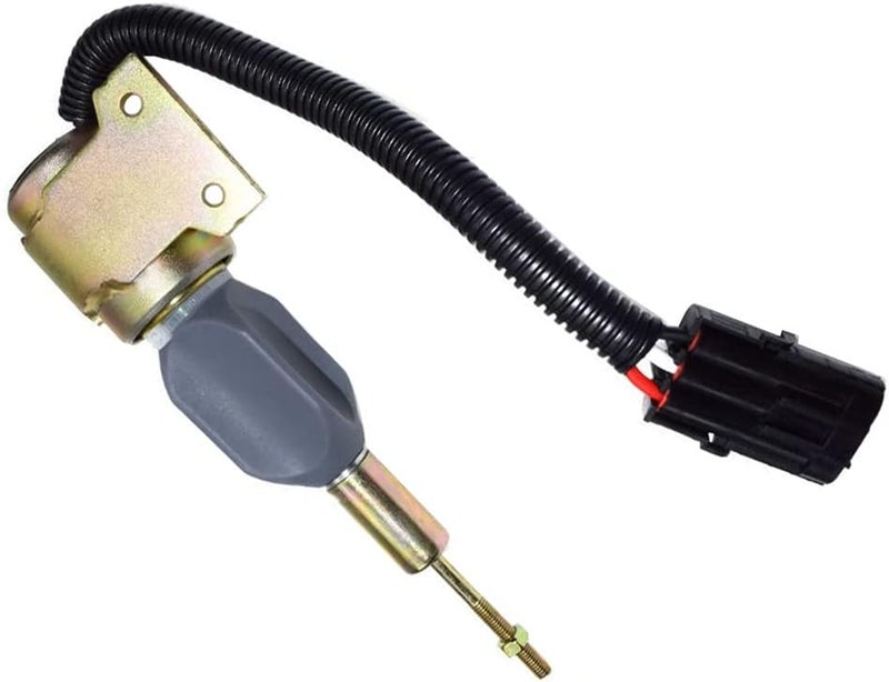 Earlyred 3932529 Fuel Shut Off Solenoid 3932929 SA-4756-12 SA-4891-12 3930658 3935431 SA475612 J932529 Compatible with Cummins Diesel Engine 6BT 4BT 5.9L 12V Solenoid - Image 2