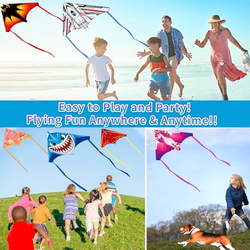 Hymaz 12 Pack Mini Catapult Kites for Kids, Flying Glider Plane Toys for 3-8+ Years Boys Girls Gifts- Finger Launcher Kites Bulk Great for Birthday Party Beach Outdoor Games - Image 2