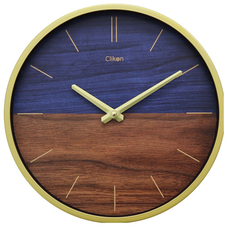 12-Inch Silent Analog Wall Clock – Sweep Movement, Plastic Frame, Glass Lens, Paper Dial & Aluminum Hands for Home, Office & Classroom