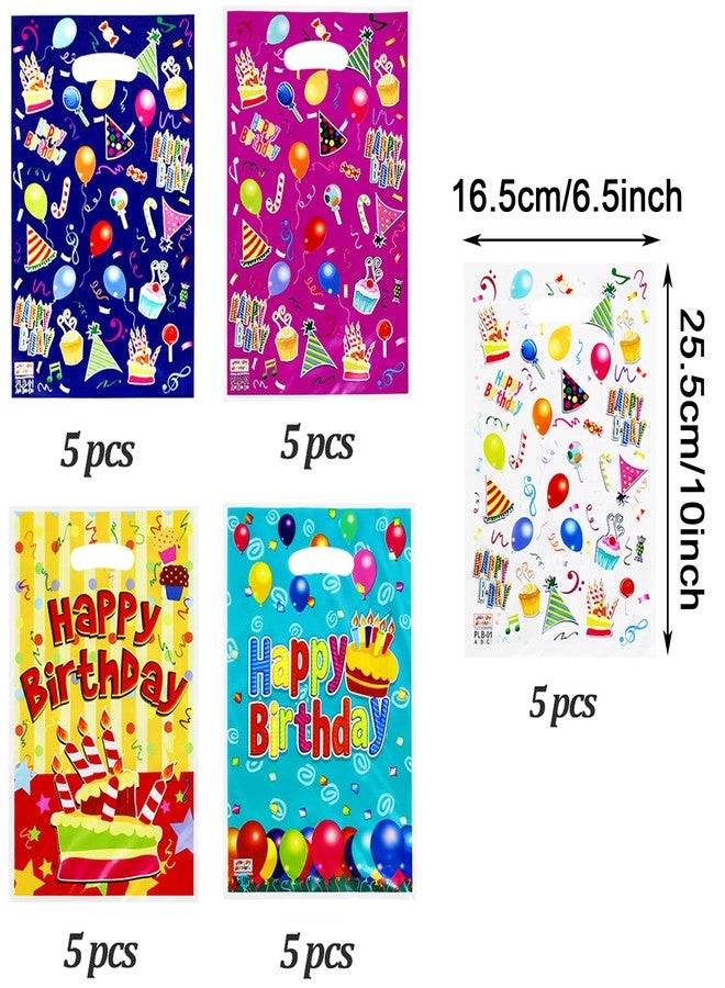 Saizone 25 Pcs Kids Party Favors - Birthday Goodie Candy Bags, Bolsitas Bolsas para Dulces de Cumpleaos, Loot Bags - Image 2