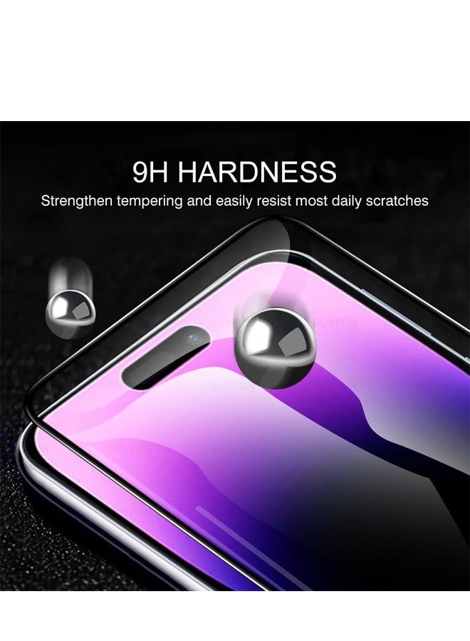 Provenge Screen Protector Designed For iPhone 14 Pro Max Scratch Resistant Anti Fingerprint 9H Hardness Tempered Glass Clear HD Clarity Provide Responsive Touch Dust Free Protector - Image 2