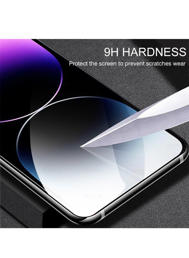 Provenge Screen Protector Designed For iPhone 14 Pro Max Scratch Resistant Anti Fingerprint 9H Hardness Tempered Glass Clear HD Clarity Provide Responsive Touch Dust Free Protector - Image 4