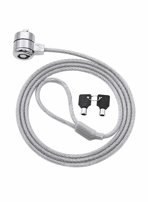 Laptop Lock, 1.2M Universal Laptop Notebook Combination Lock Security Cable, Office Dormitory Meeting Study Room Security Lock, for Most Notebooks, Desktops, Projectors LCD Key Lock with 2 Keys