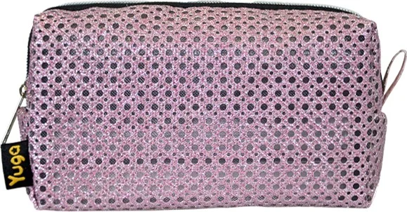 Yuga Makeup Bag Mesh Pink
