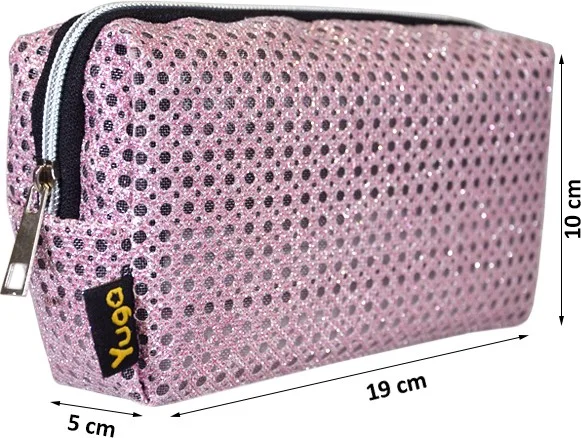 Yuga Makeup Bag Mesh Pink