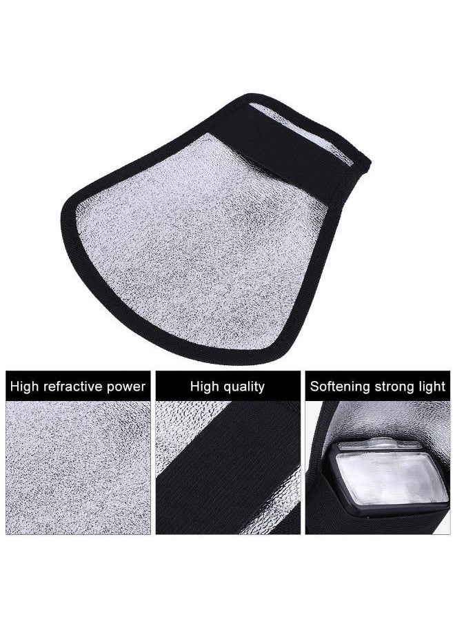 Speed lite Flash Diffuser Softbox Silver/White Reflector Photography