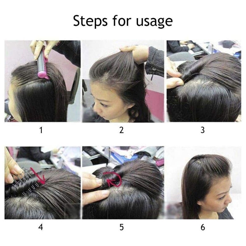 Invisible U Shape Hair Pins For Women Mini Bangs Holder Styling Tool Hair Accessories Black 10Pcs - Image 4