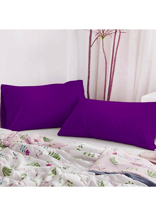 snooze Pillowcases set 2 pcs, 50*70 cm, Purple - Image 4