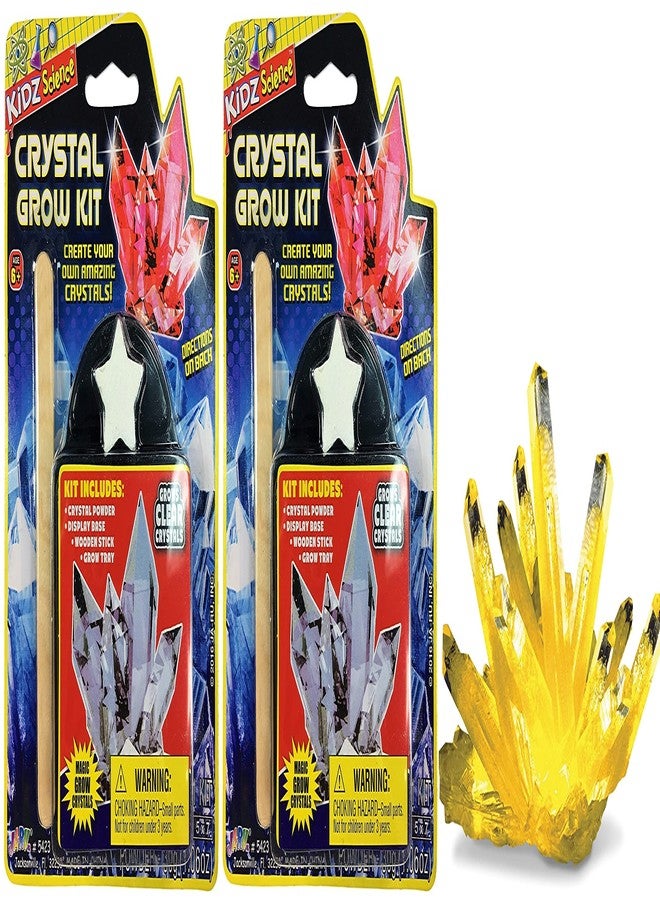 2GoodShop Magic Grow a Crystal Kit ( 2 Sets) | Growing Crystals Science Kit Toys for Kids and Adults. Party Favors Supplies in Bulk. Plus 1 Sticker #5423-2s 2 Packs - Image 1