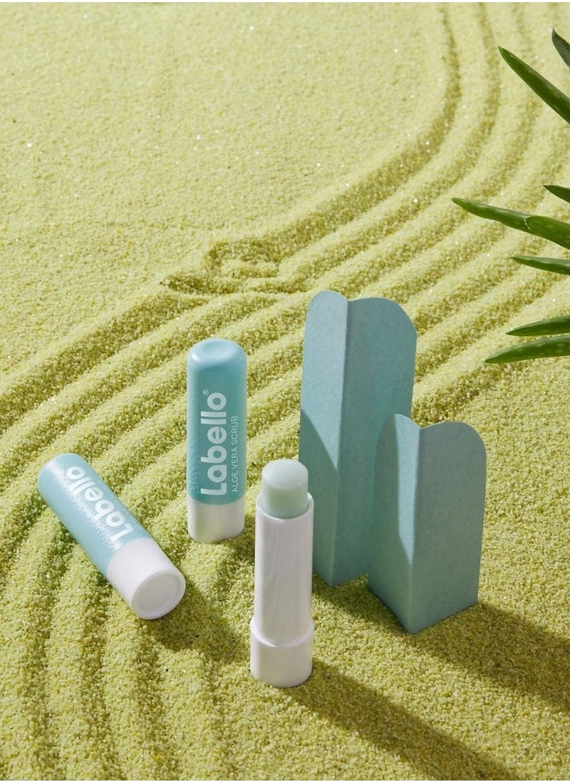 Lip Balm Caring Scrub Aloe Vera & Vitamin E, 4.8g