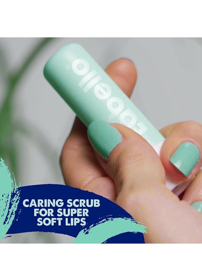 Labello - Lip Balm Caring Scrub Aloe Vera & Vitamin E, 4.8g - Image 1
