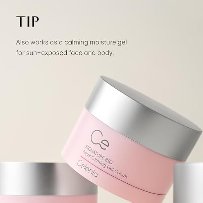 CELINO Celonia Signature Bio Aqua Calming Gel Cream, Korean Anti-Aging Skincare, Premium Bio Stem cell Skin Care, Cooling Calming Soothing And Deep Hydrating Cream For Face 50ml - Image 5