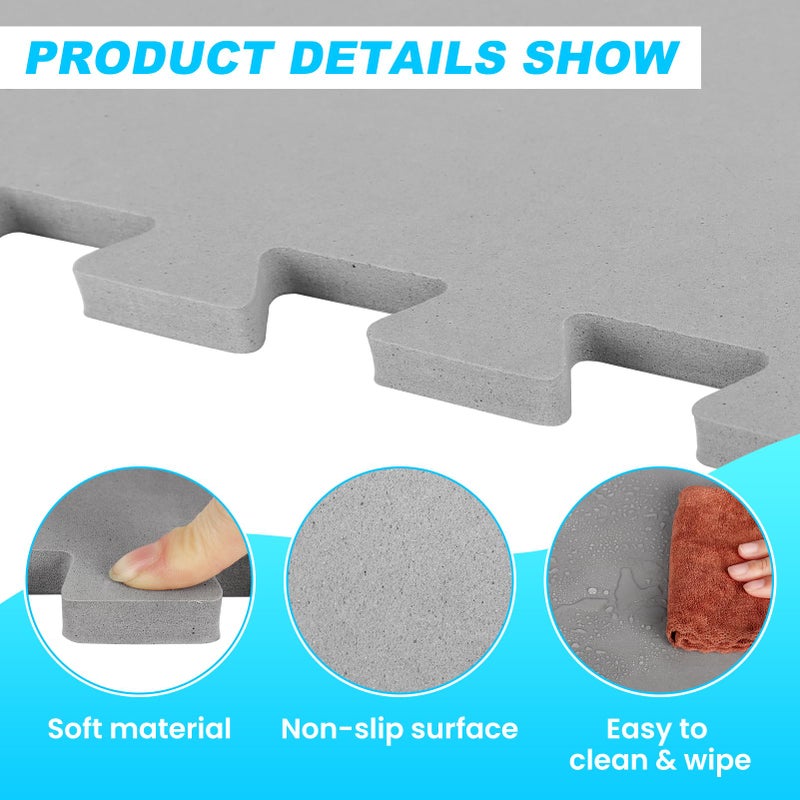 ZOMOFEW 1/2" Thickness 85IN Hot Tub Mat for Inflatable Tub,Hot Tub Pad Foundation, Upgraded Thickened Eva Foam Padding for Outdoor Hot Tubs (Square-Shaped) - Image 4