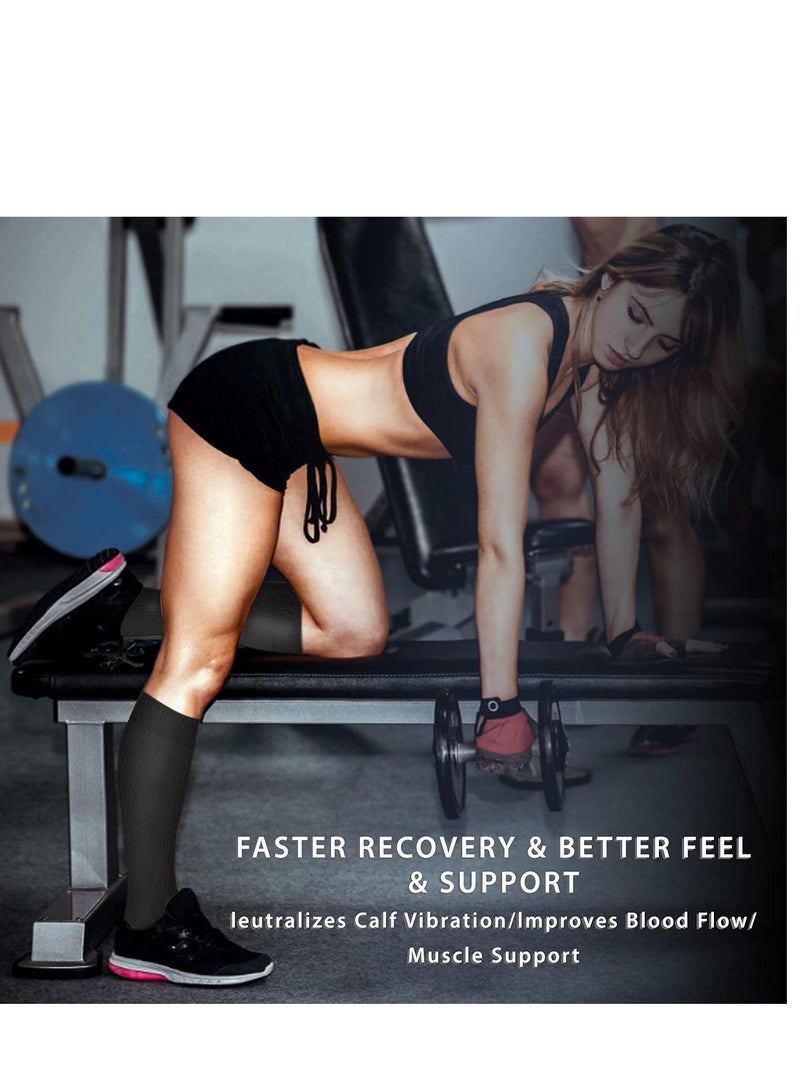 KASTWAVE Copper Compression Socks For Men & Women Circulation-Best For Medical Running Hiking Cycling 15-20 mmHg L/XL - Image 5