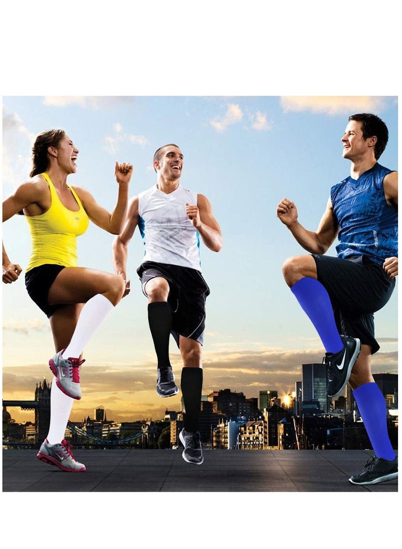 KASTWAVE Copper Compression Socks For Men & Women Circulation-Best For Medical Running Hiking Cycling 15-20 mmHg L/XL - Image 3