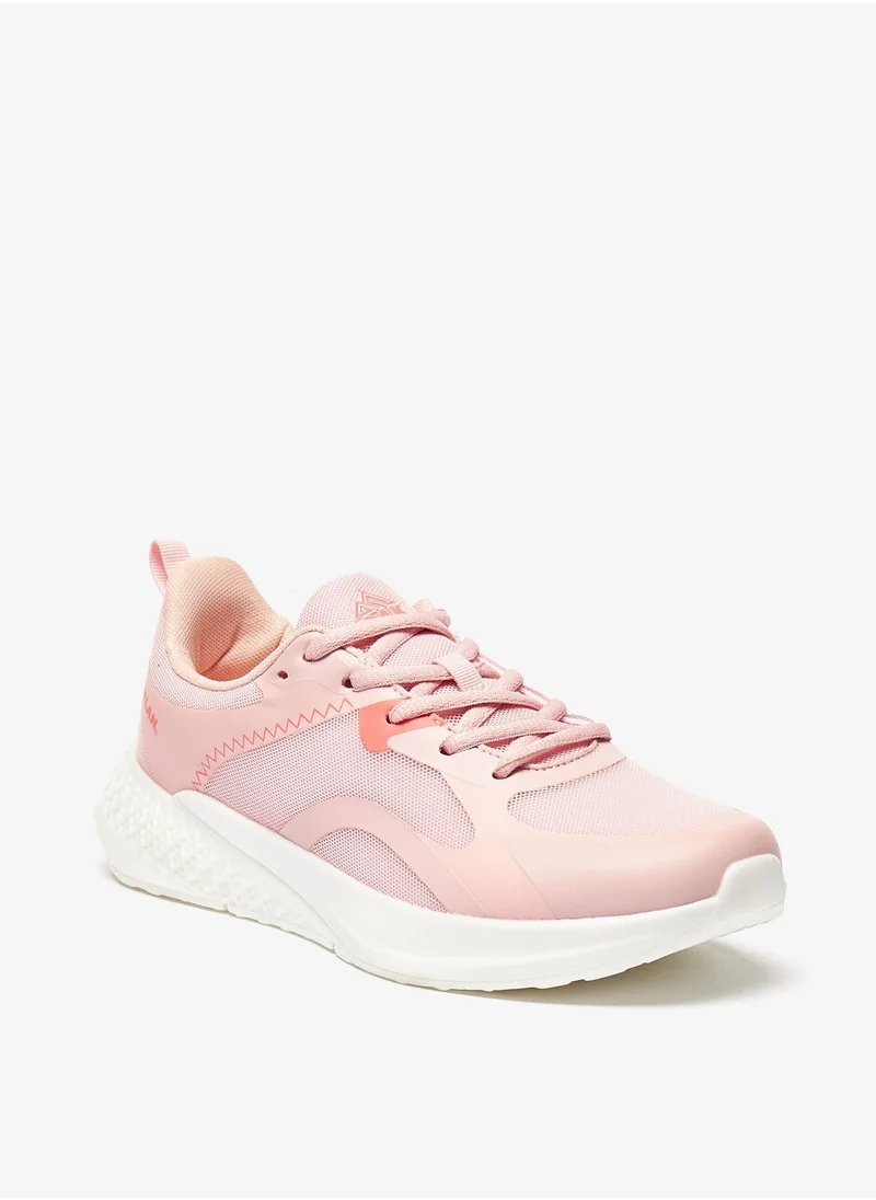 Oaklan by Shoexpress Womens Textured Lace-Up Sports Shoes By Shoexpress