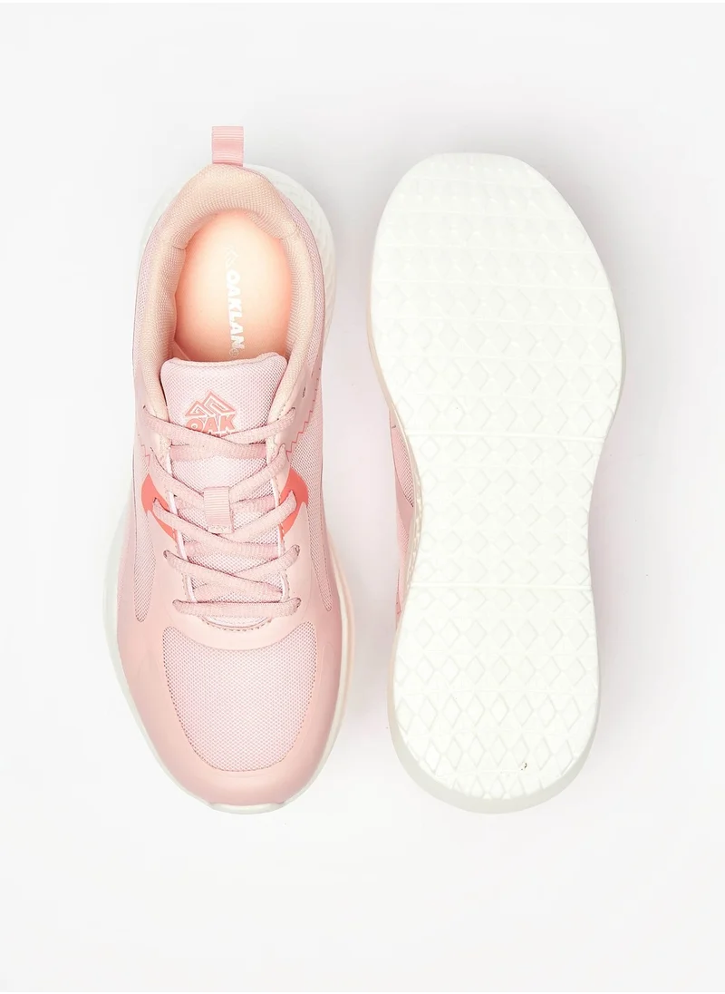 Oaklan by Shoexpress Womens Textured Lace-Up Sports Shoes By Shoexpress