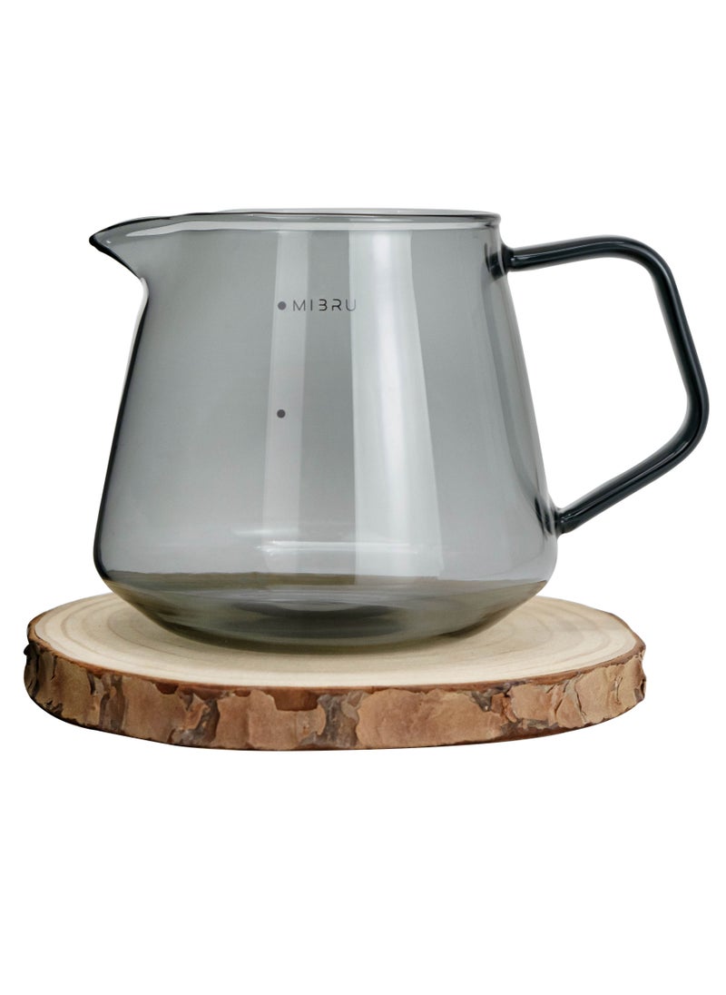 MIBRU V60 Coffee Server Heat Resistant Glass Pot Pour Over Coffee Tea Server Kettle Coffee Maker Teapot Hand Drip Pour Over Coffee Maker 650ml  - Image 2