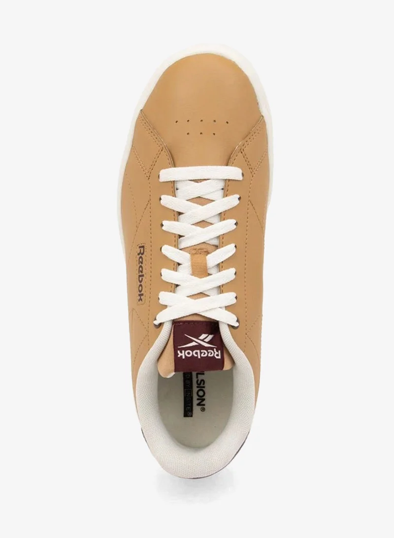 Reebok Camel/Black Cherry/Chalk Reebok Court Clean Unisex Shoes  | Best Price UAE