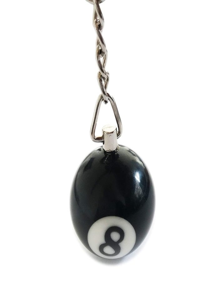 JUSTAUS Colorful Billiard Ball 16 Pcs,Mini Key Chain Balls Eightball Billar Chains Accessories - Image 5