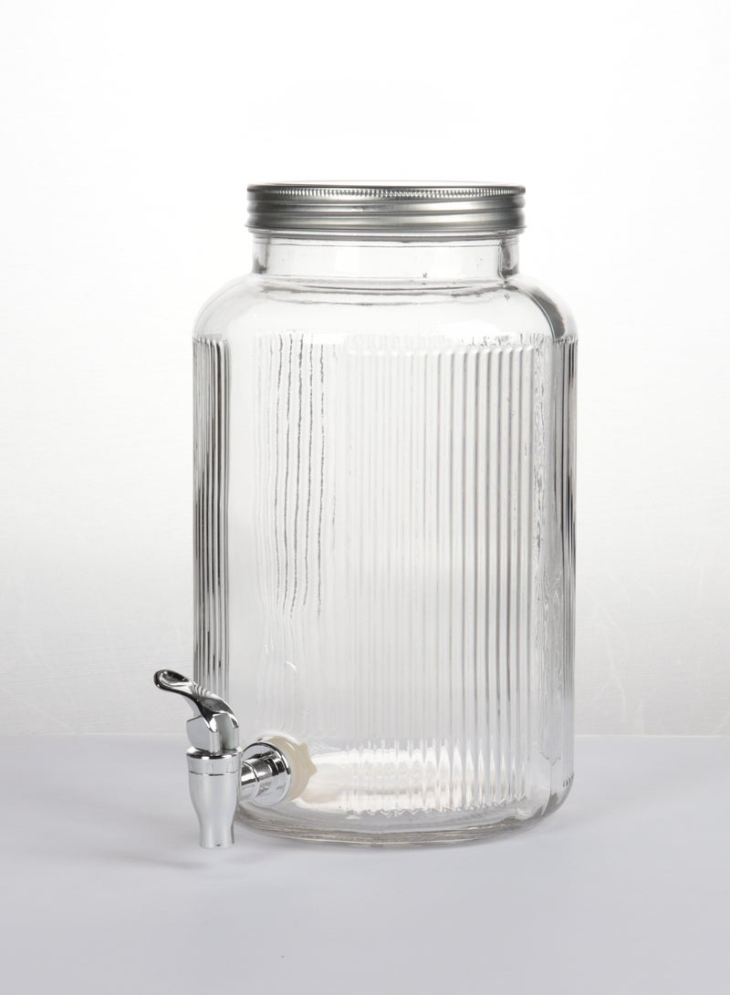 هوم فيو جك عصير 5.5 لتر بصنبور تدفق سهل – موزع عصير ومشروبات باردة متعدد الاستخدامات للعصائر الطازجة، مناسب للحفلات والنزهات والمنزل والتخييم - Image 5