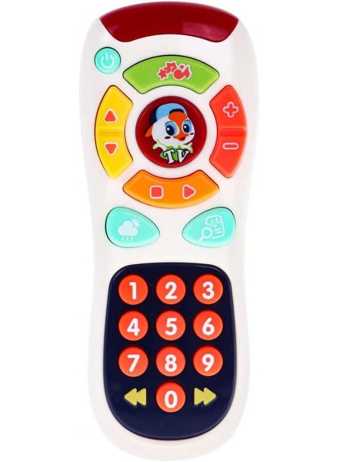 HOLA My Remote Interactive Baby Tv Remote Toy With 20+ Buttons, 50+ Sounds & Melodies, Learning Numbers, Letters, And Colors, Realistic Design, And Durable, Safe Material For Toddlers 6M+  - Image 3