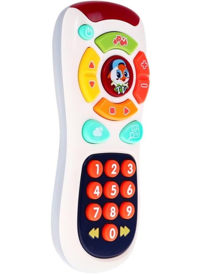 HOLA My Remote Interactive Baby Tv Remote Toy With 20+ Buttons, 50+ Sounds & Melodies, Learning Numbers, Letters, And Colors, Realistic Design, And Durable, Safe Material For Toddlers 6M+  - Image 2