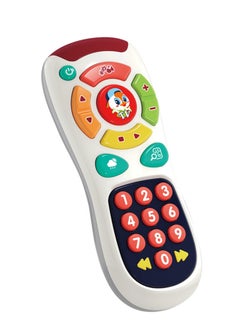HOLA Hola My Remote Interactive Baby TV Remote Toy with 20+ Buttons, 50+ Sounds & Melodies, Learning Numbers, Letters, and Colors, Realistic Design, and Durable, Safe Material for Toddlers 6M+  - Image 1