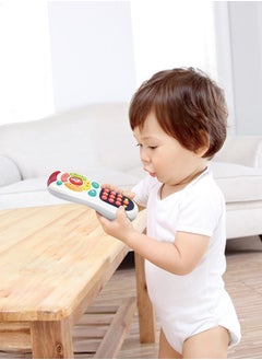 HOLA Hola My Remote Interactive Baby TV Remote Toy with 20+ Buttons, 50+ Sounds & Melodies, Learning Numbers, Letters, and Colors, Realistic Design, and Durable, Safe Material for Toddlers 6M+  - Image 2