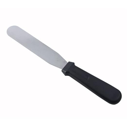 Bakery Adda Knife 8 inch Straight Professional Steel Cake Palette Knife Icing Spatula  - Image 1