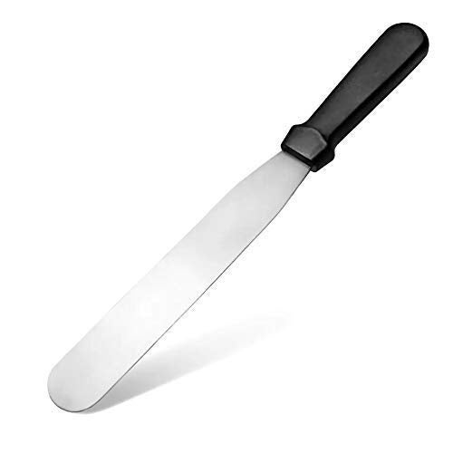 Bakery Adda Knife 8 inch Straight Professional Steel Cake Palette Knife Icing Spatula  - Image 2
