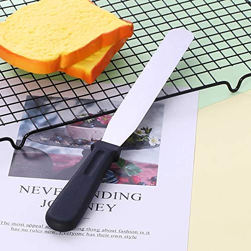 Bakery Adda Knife 8 inch Straight Professional Steel Cake Palette Knife Icing Spatula  - Image 5